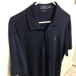 Mens Large Navy Ralph Lauren Polo